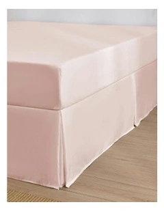 Superfine Washed Microfibre Pleated Valance in Blush Pink