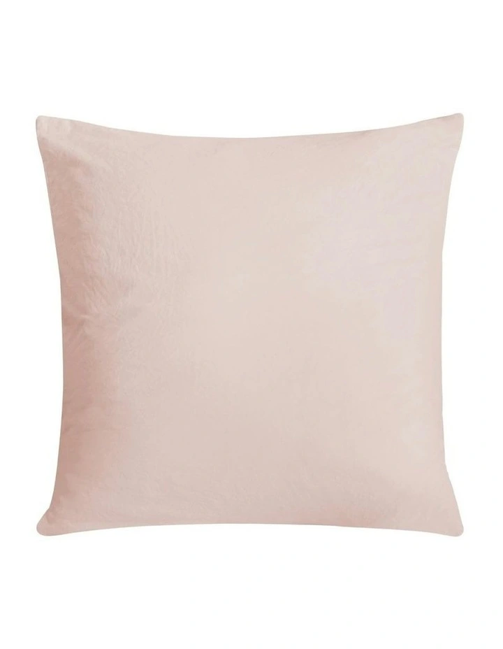 Superfine Washed Microfibre European Pillowcase in Blush Pink image 5