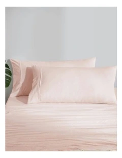 Superfine Washed Microfibre Standard Pillowcase Twin Pack in Blush Pink
