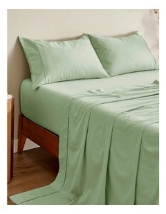 Bamboo Cotton Sateen Sheet Set 400TC in Sage