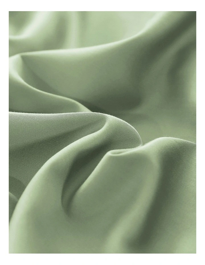 Bamboo Cotton Sateen Sheet Set 400TC in Sage image 2