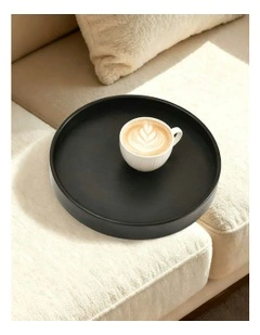 Sofit Bamboo Sofa Tray Table in Black