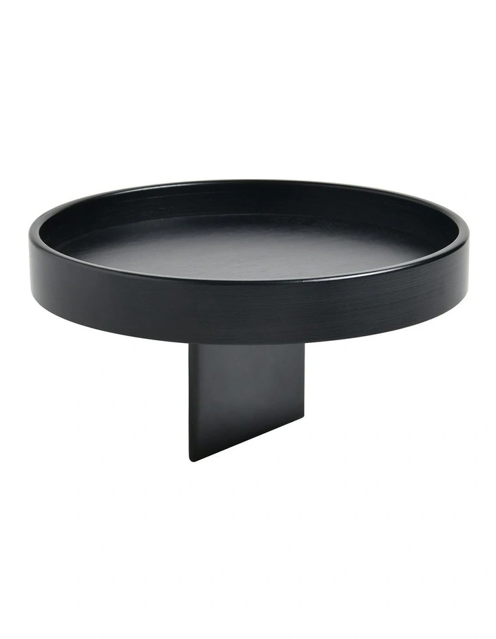 Sofit Bamboo Sofa Tray Table in Black image 2