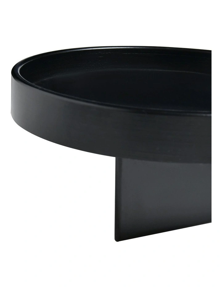 Sofit Bamboo Sofa Tray Table in Black image 6