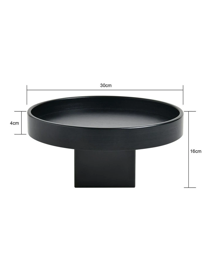 Sofit Bamboo Sofa Tray Table in Black image 7