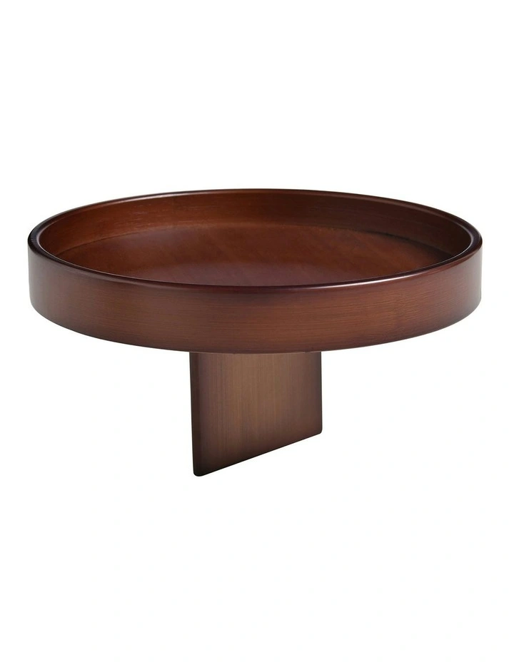 Sofit Bamboo Sofa Tray Table in Mahogany image 2