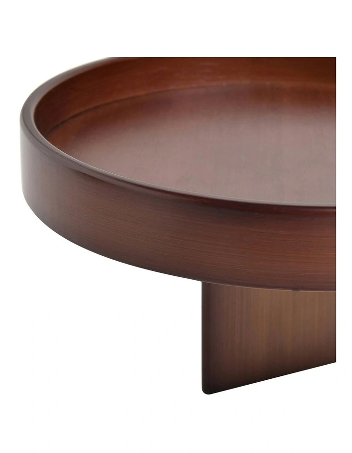 Sofit Bamboo Sofa Tray Table in Mahogany image 6
