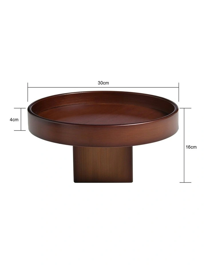 Sofit Bamboo Sofa Tray Table in Mahogany image 7
