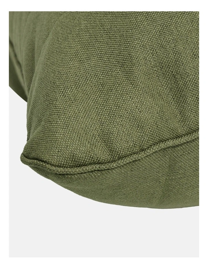 Linoire Quilted Beanbag Lounger in Moss Green image 6