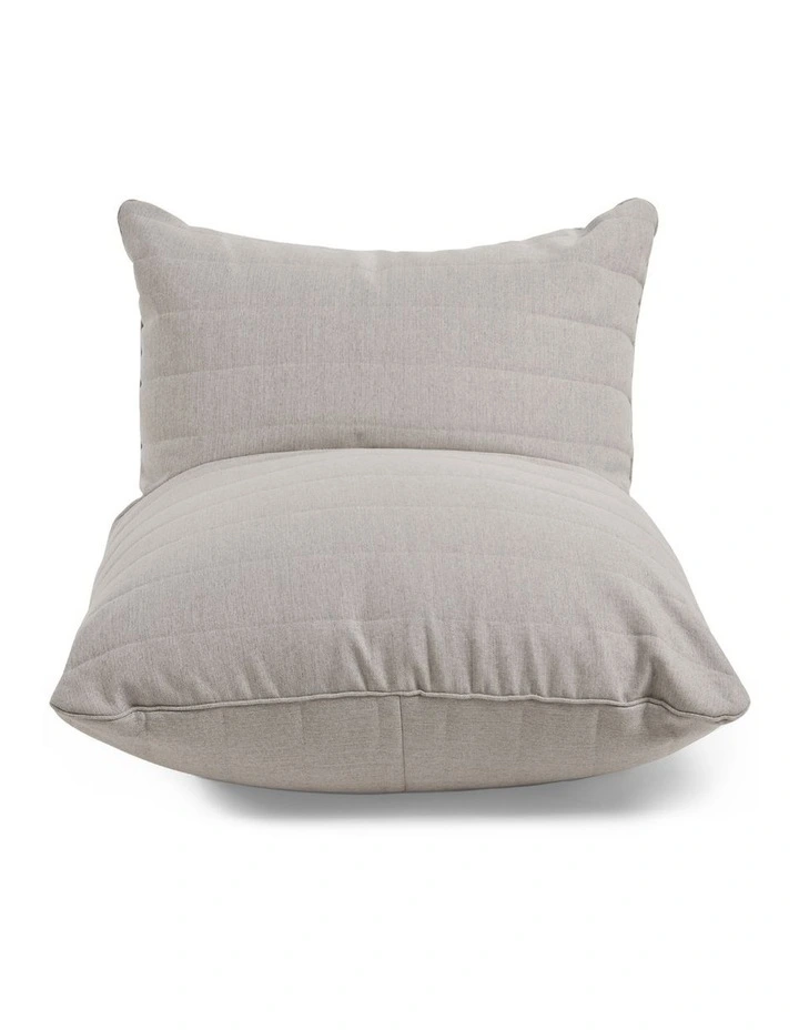 Linoire Quilted Beanbag Lounger Cover in Sand Dune image 3