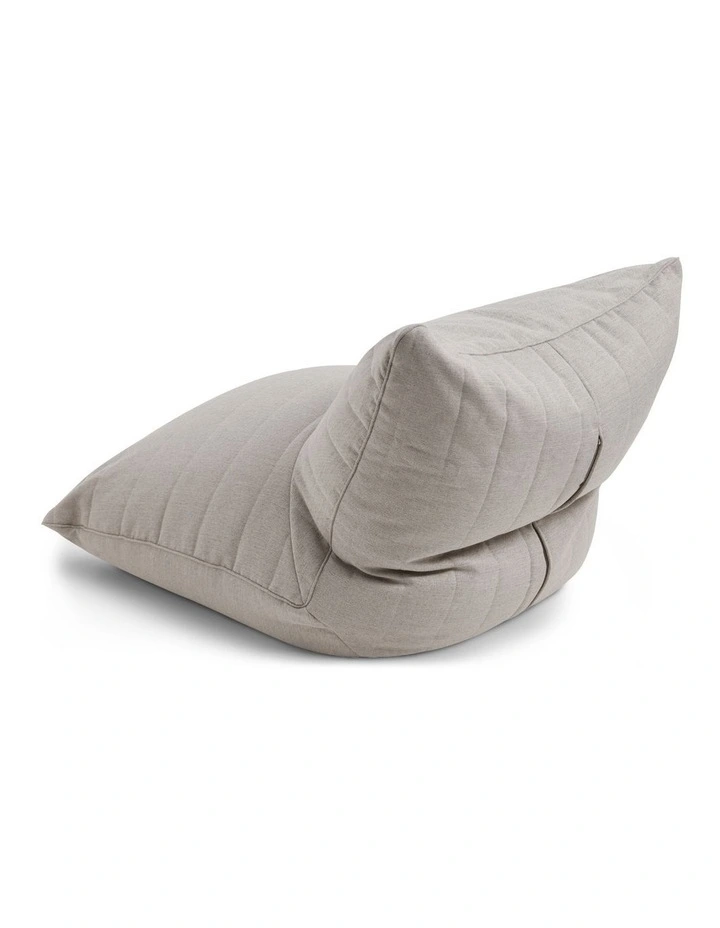 Linoire Quilted Beanbag Lounger Cover in Sand Dune image 4