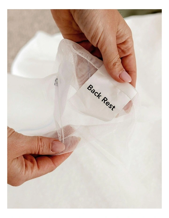 Linoire Quilted Beanbag Lounger in Sand Dune image 7