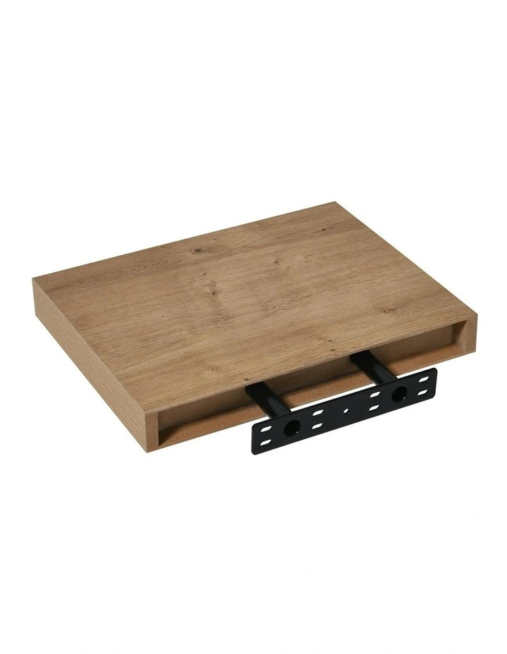 Takara Seiso Floating Wall Shelves Display Rack Set of 3 in Honey Oak image 6