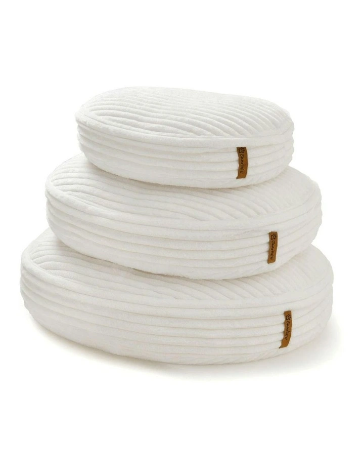 Cloud Crushed Foam Dog Bed in Cream image 7