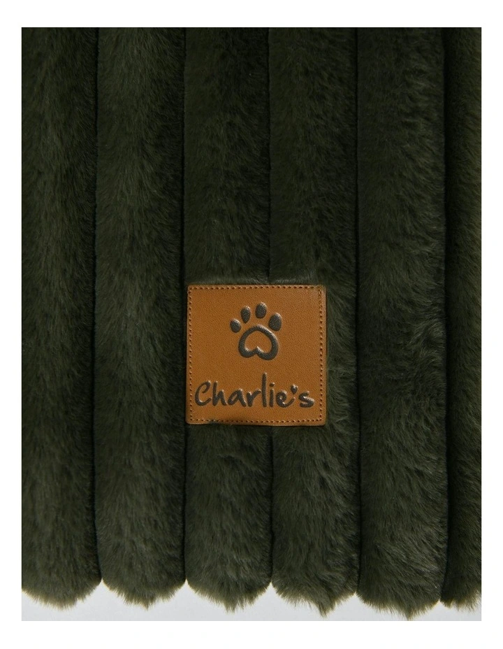 Cloud Bolster Sofa Protector Dog Bed in Olive image 4