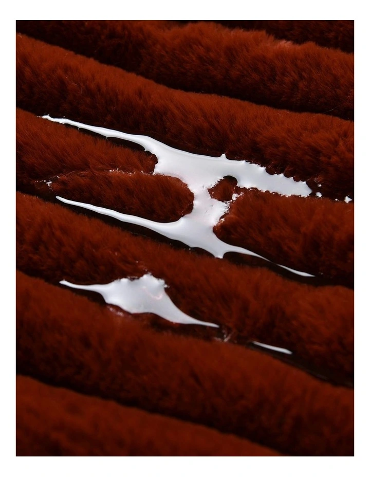 Cloud Bolster Sofa Protector Dog Bed in Rust image 5