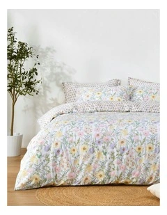 Amara Cotton Reversible Quilt Cover Set in Multi