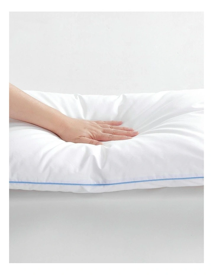 Hypoallergenic and Machine Washable Cot Pillow 40x60cm in White image 4