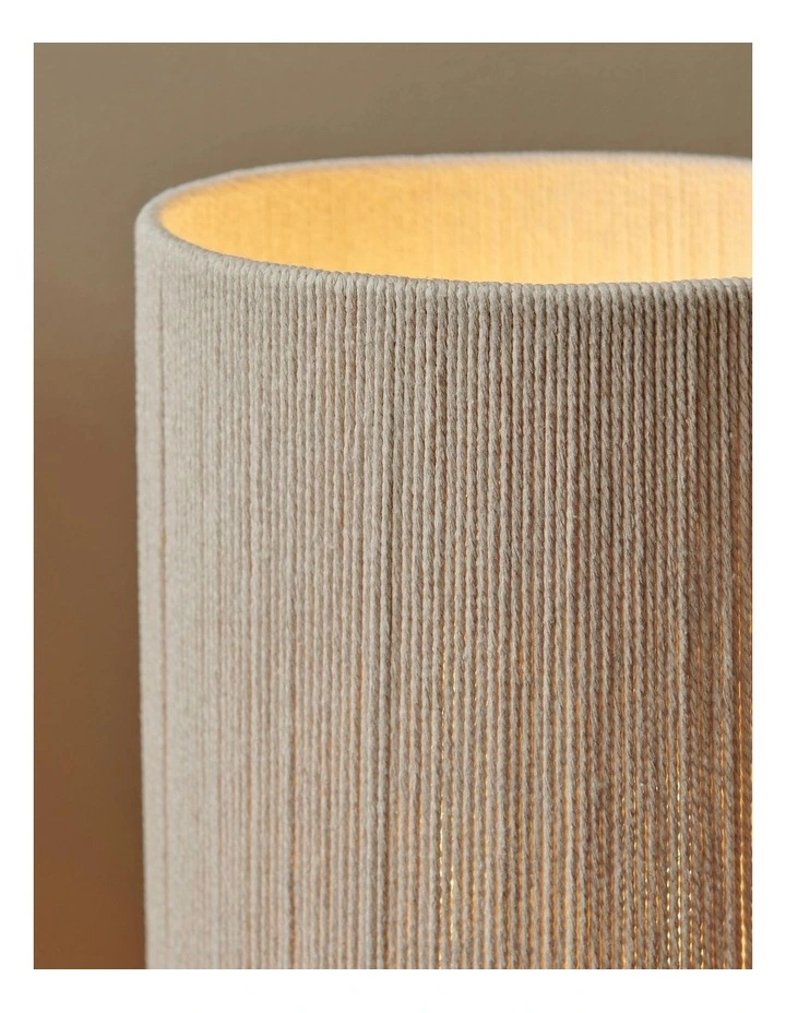 Isle Wood Table Lamp in Beige image 5