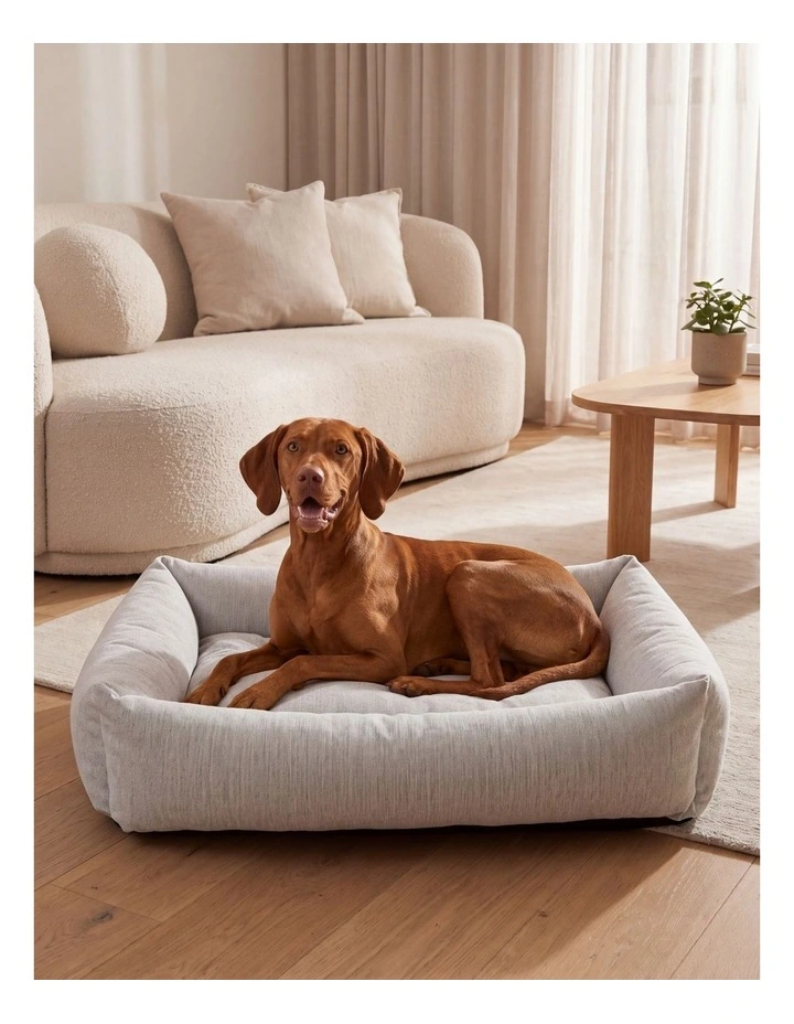 Brooksy Woven Dog Bed in Natural image 2