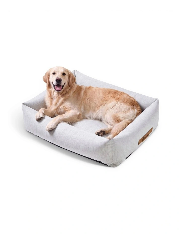 Brooksy Woven Dog Bed in Natural image 3