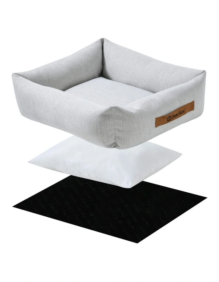 Brooksy Woven Dog Bed in Natural image 6