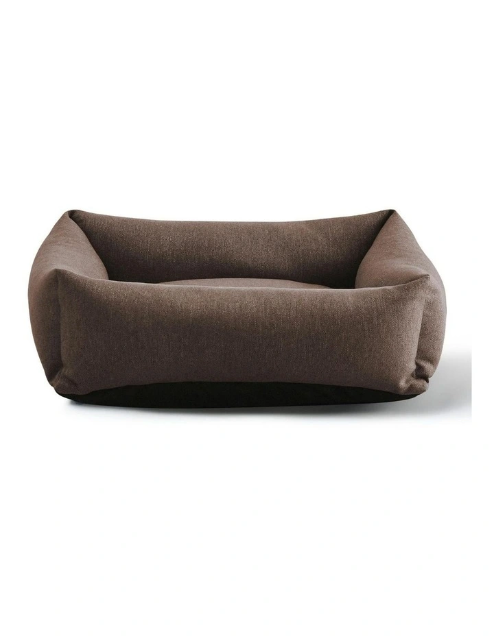 Brooksy Woven Dog Bed in Chocolate image 2
