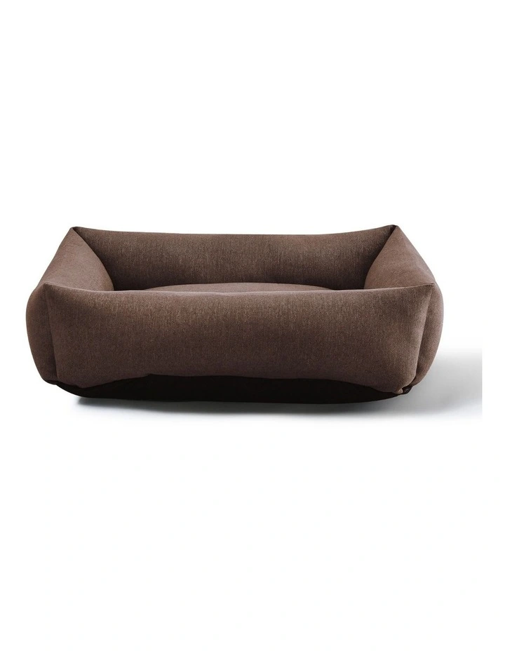 Brooksy Woven Dog Bed in Chocolate image 4
