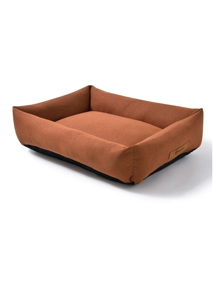 Brooksy Woven Dog Bed in Rust image 1