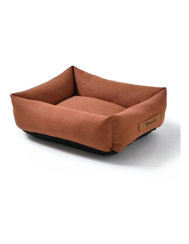 Brooksy Woven Dog Bed in Rust image 1
