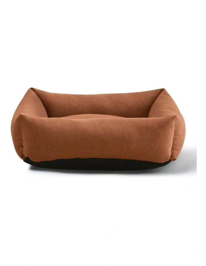 Brooksy Woven Dog Bed in Rust image 2