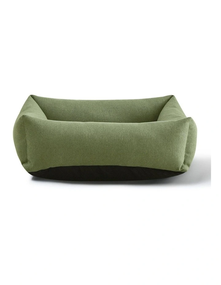 Brooksy Woven Dog Bed in Olive image 2