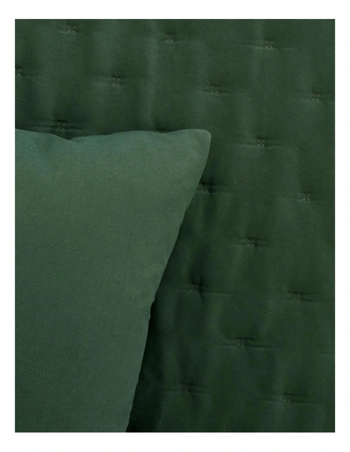 Ormond Quilt Cover Set in Forest Green image 5