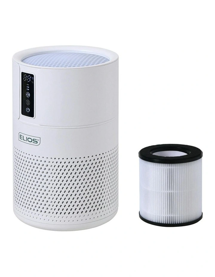 Active Carbon HEPA Air Purifier 28cm EL-AP-0010 in White image 6