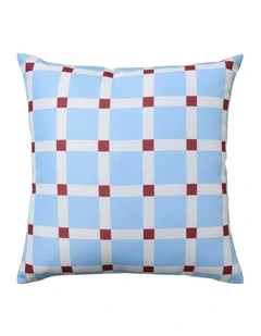 Trattoria Printed Outdoor Cushion 50 x 50cm in Sky