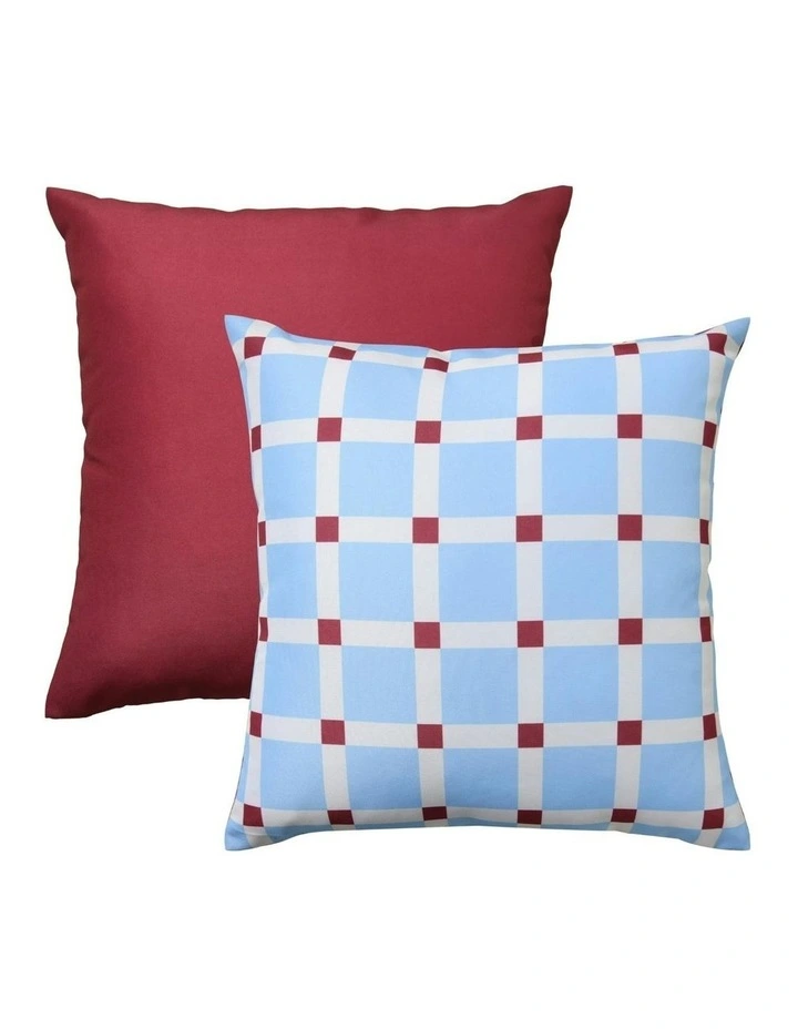 Trattoria Printed Outdoor Cushion 50 x 50cm in Sky image 5