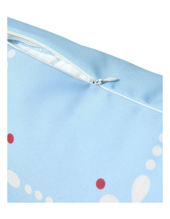 Fiore Printed Outdoor Cushion 50 x 50cm in Sky image 6