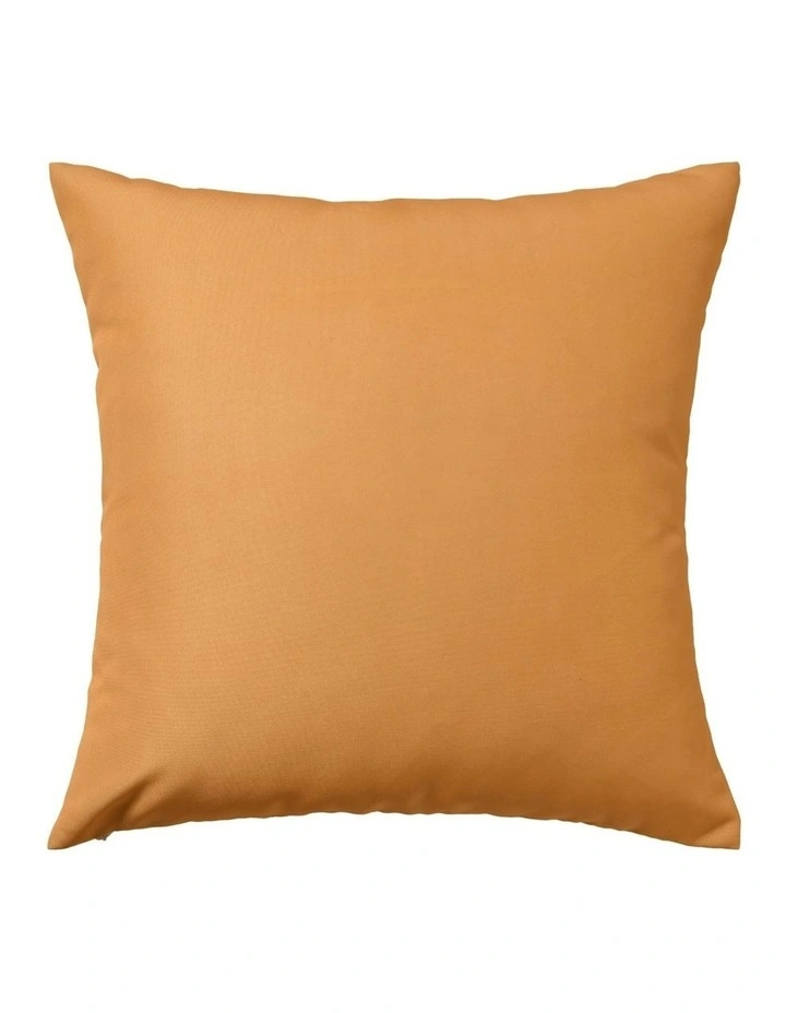 Sol Stripes Printed Outdoor Cushion 50 x 50cm in Mustard image 2