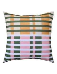Linnea Printed Outdoor Cushion 50 x 50cm in Olive