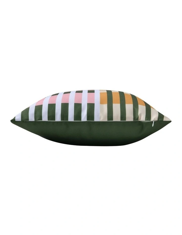 Linnea Printed Outdoor Cushion 50 x 50cm in Olive image 4