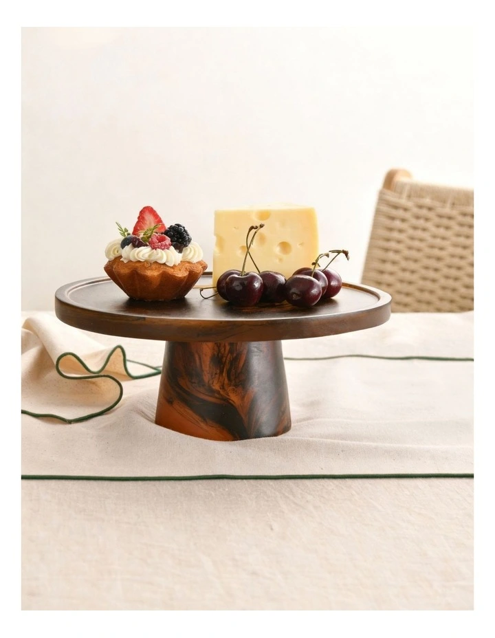 Harvest Table Runner with Placemats Set of 6 in Natural/Olive image 6