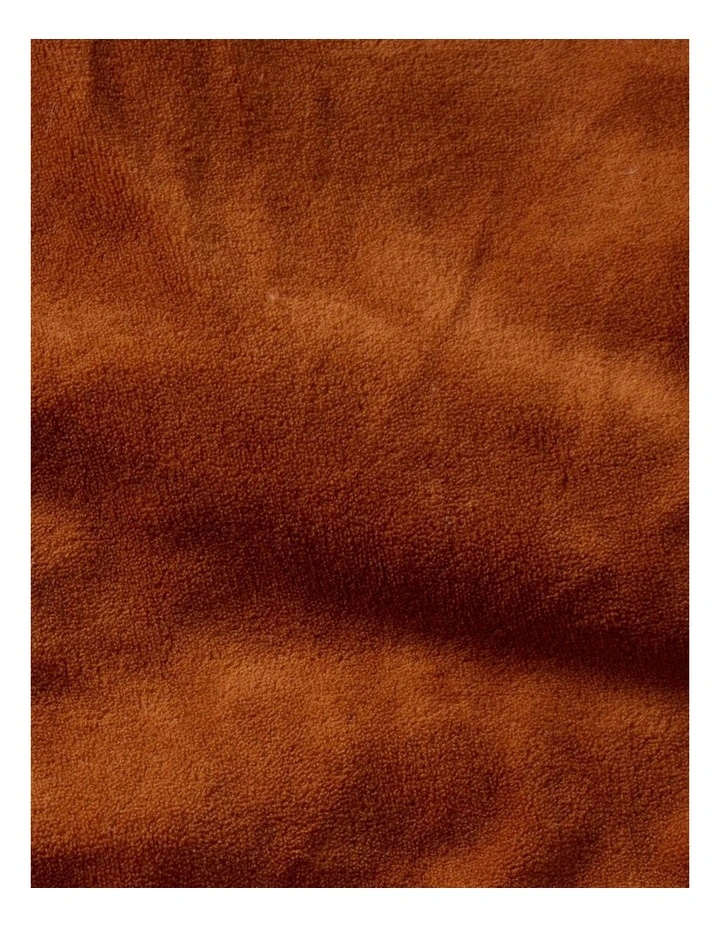 Haven Velvet Heated Throw in Rust image 4