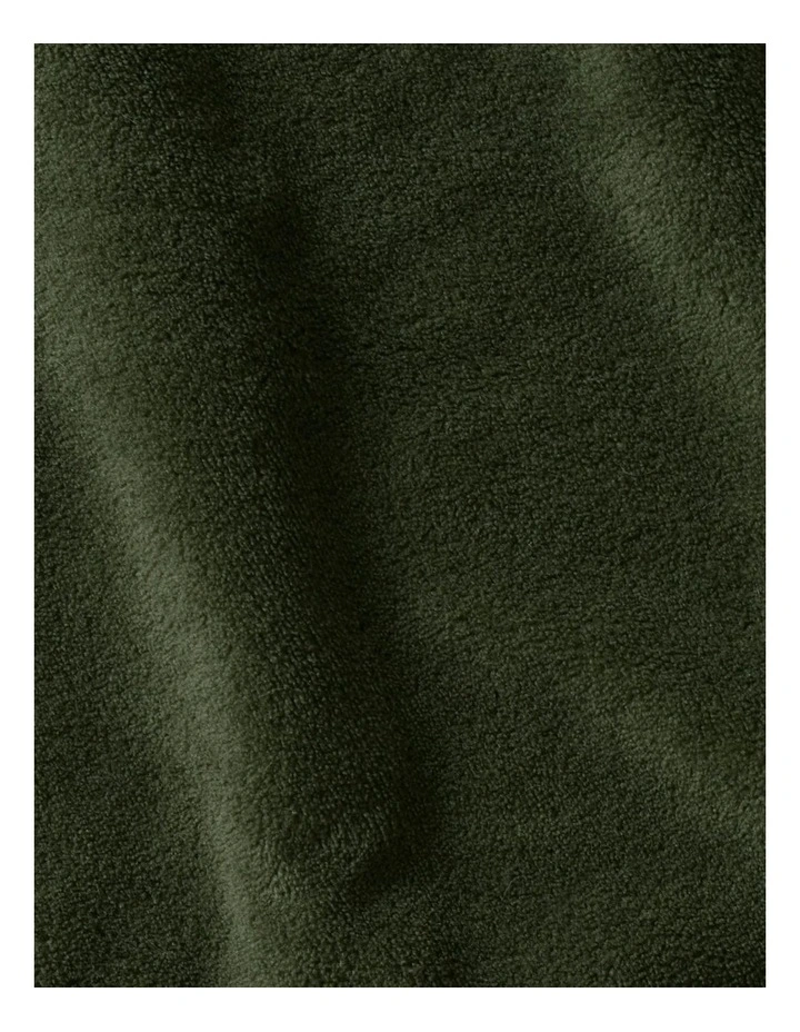 Haven Velvet Heated Throw in Olive image 6