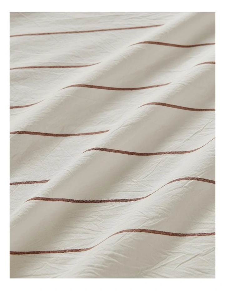 Rumi Washed Cotton Standard Pillowcase Twin Pack in White image 3