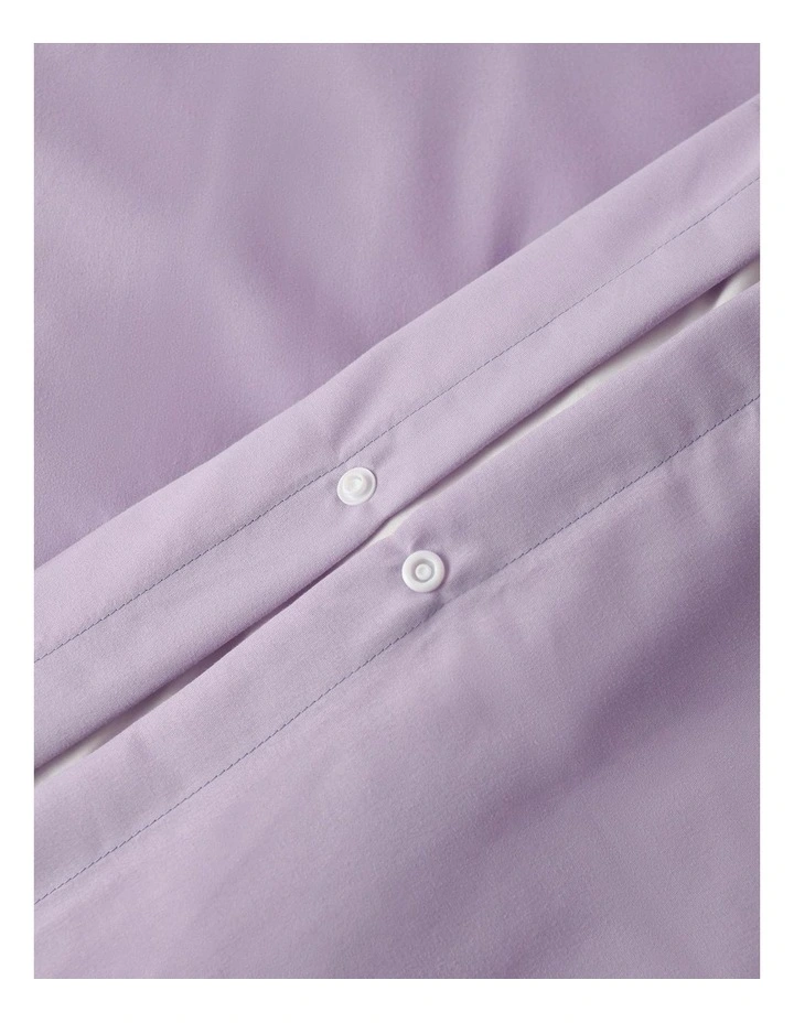 Nibbles The Bunny Embroidered Quilt Cover Set in Lilac image 6