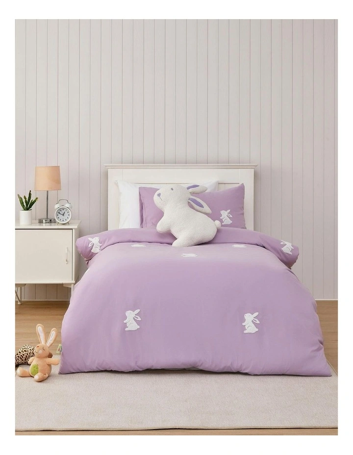 Boucle Fleece Cushion in Nibbles The Bunny image 5