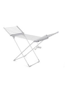 Electric Freestanding Heated Towel and Clothes Rack Dryer in White