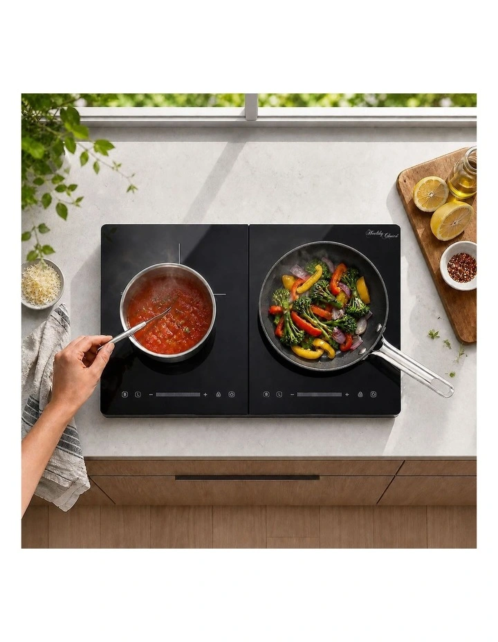 Double Induction Cooker w/ 2 Plates, 2400W image 2
