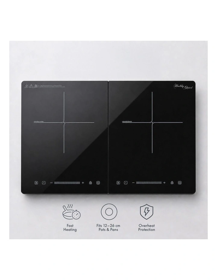 Double Induction Cooker w/ 2 Plates, 2400W image 6