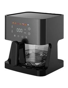 Digital Touch Controlled Air Fryer with Glass Basket 1350W 5L